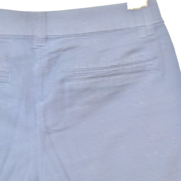 J Crew Factory Women Navy 3.5 In Classic Chino Shorts size 4 Blue Stretch Preppy - Picture 5 of 10